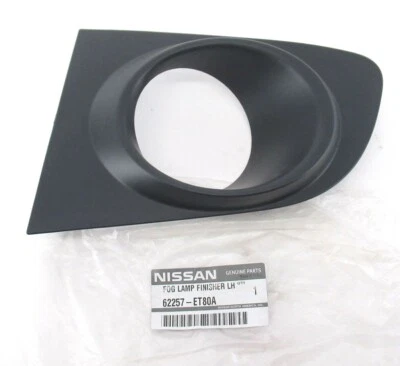 Borde de bisel de luz antiniebla lateral del conductor genuino OEM Nissan 62257-ET80A 2007-2012 Sentra Foto 1 de 4