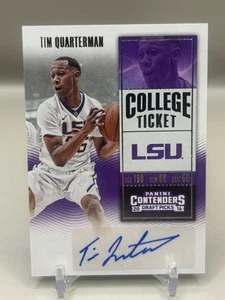 2016 Panini Contenders Draft Picks #146 Tim Quarterman College Biglietto Autografi - Foto 1 di 2