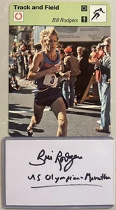 Bill Rodgers **Signature / Autograph** Boston Marathon Winner - Picture 1 of 4