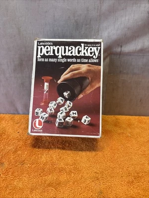 Lakeside's Perquackey Word Game - Vintage 1975 Leisure Dynamics No.8313 - Image 1 of 4
