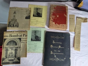 Vintage Southbridge Mass Historical Album 1966 sesquicentennial book & Ephemera - Bild 1 von 22