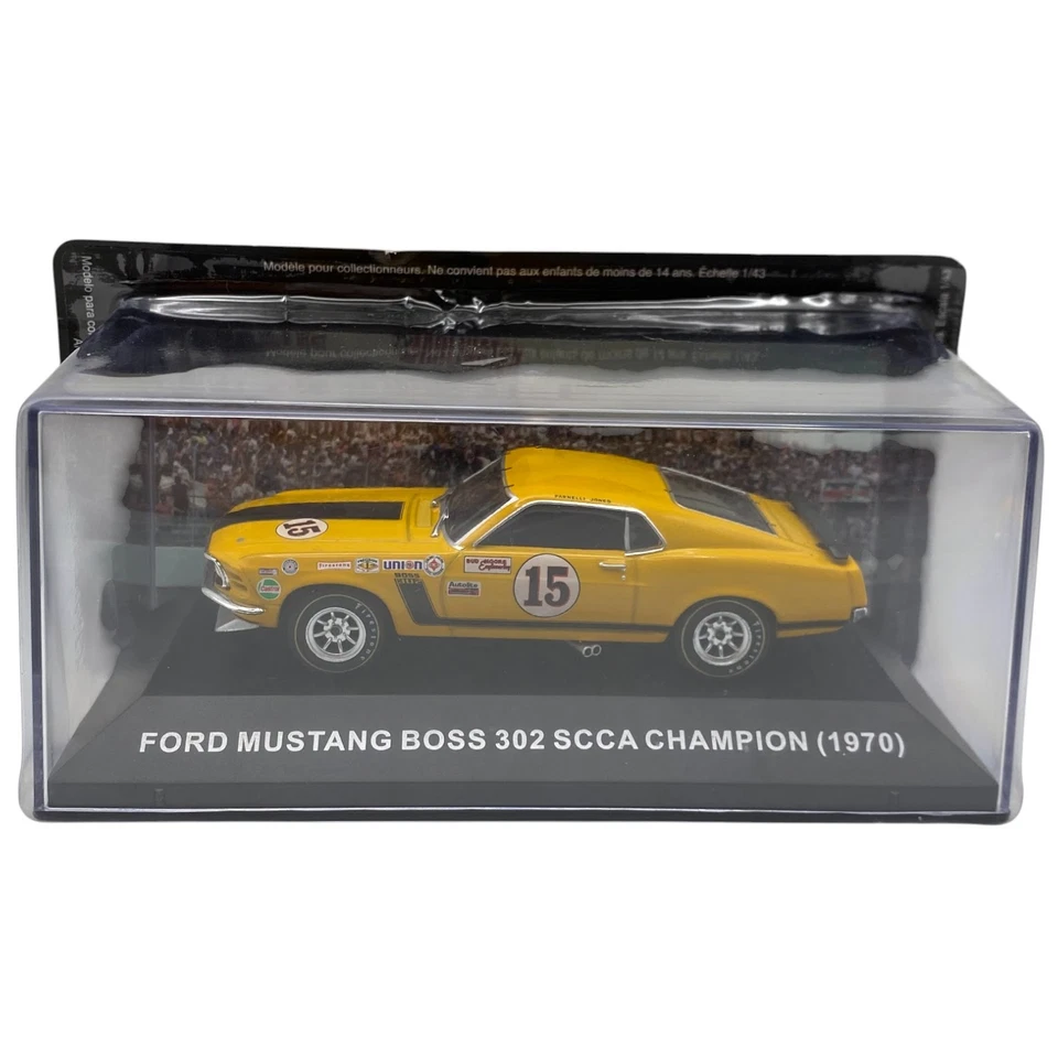 Ford Mustang Boss 302 SCCA Champion 1970 1:43 Agostini coche modelo diecast Foto 1 de 1