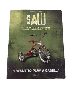 SAW 8-Film Collection Blu-Ray + DVD GUC WITH SLIPCOVER TESTED! - Bild 1 von 1