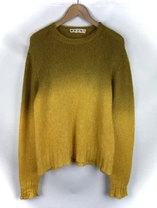 Marni Men’s Grunge Mohair Knitted Sweater Pullover Size 48 / M - Picture 1 of 19