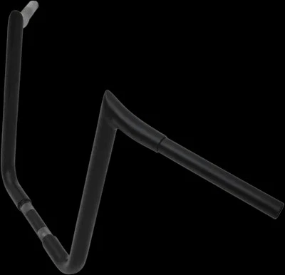 Manillar Prime Ape negro mate de 1,25 pulgadas 16 pulgadas de elevación Fat Boy 90-11 Foto 1 de 4