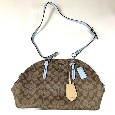 Bolso Cartera Y2K Coach Peyton Signature C Beige Azul F24606 #3969 Foto 1 de 4