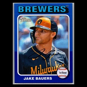 2024 Topps Heritage High Number - #539 Jake Bauers Blue Border - Brewers - Picture 1 of 2