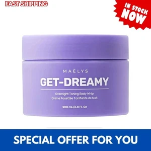 1X Nuevo en Cajas MAËLYS GET/DREAMY Látigo Tonificador Noche 200 ml Látigo Reafirmante Corporal - Imagen 1 de 12