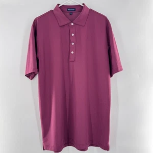 Peter Millar Crown Crafted Polo Shirt XL Marlot Performance Stretch - Picture 1 of 11