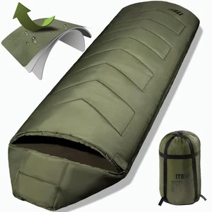 Sleeping Bags for Adults, 34°F to 43°F Ultralight Warm Cold Weather Sleeping ... - Picture 1 of 8