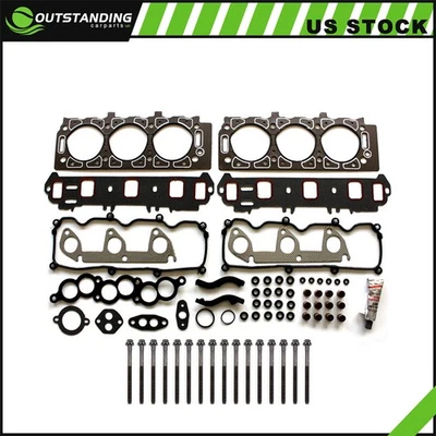 ✅Juego de pernos de junta de cabeza para Ford Ranger Mazda B3000 1998-2001 3,0 L OHV VIN U Foto 1 de 4