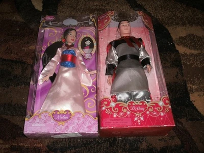 Nuevo. Tienda Disney 12 pulgadas Muñecas de lanzamiento originales Mulan & Li-Shang. RARO. Foto 1 de 4
