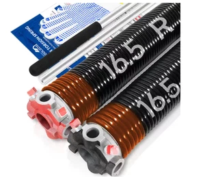 YOTOOLGDS Garage Door Torsion Springs (L&R) + Winding Bars HYT-192-2-165 - Picture 1 of 7