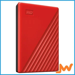 Western Digital My Passport 4TB Portable Hard Drive - Red - Picture 1 of 5