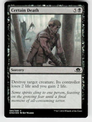 Eldritch Moon #84 Certain Death FOIL - Image 1 of 2