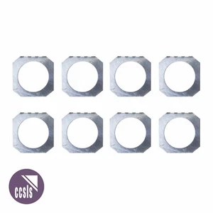 Set of 8 x Par 20 Colour Frame 84 x 84mm 60mm Internal - Silver - Picture 1 of 3