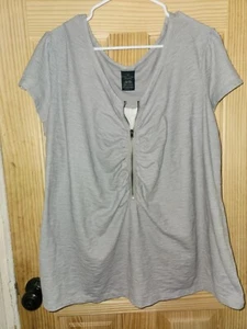 Faded Glory Gray Shirt Size 4x (26w-28w) - Picture 1 of 2