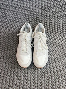 Reebok Galaxy 10 Beige & Cream Sneakers Shoes Women Size 7.5 - Picture 1 of 12