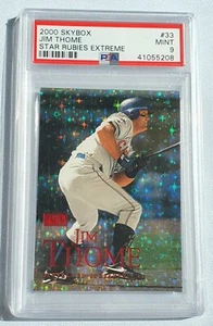 2000 SkyBox Premium Star Rubine Extreme Jim Thome SP selten PSA 9 05/50 POP 2 - Bild 1 von 3