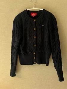 Vivienne Westwood RED LABEL cardigan donna maglia maglione blu navy taglia 2 - Foto 1 di 5
