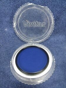 Vivitar 55mm 80A Blue Color Conversion Lens Filter Multi-Coated w/ Case