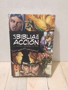 La Biblia En Accion The Action Bible-Spanish Edition by Illustrated by Sergio C - Imagen 1 de 12