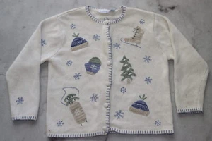 Croft & Barrow Damen Winter Weihnachten Pullover Strickjacke Gr. XL - Bild 1 von 5