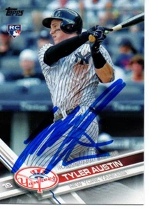 Tyler Austin New York Yankees 2017 Topps Update Signed Card - Picture 1 of 1