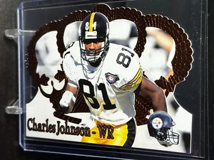 1995 Pacific Crown Royale Football COPPER Die-Cut #23 CHARLES JOHNSON, Steelers - Picture 1 of 2