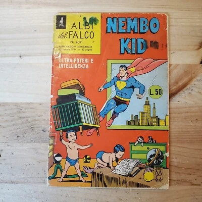 NEMBO KID #407 (1964) cómic italiano resumen cubierta de Superman en muy buen estado ¡raro! Foto 1 de 4