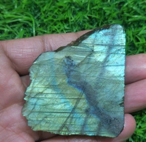 198 Krt erstaunliche grobe Labradorit Edelstein Kristalle & Mineralien Proben, Steine, - Bild 1 von 8