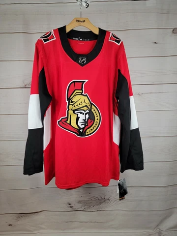 Adidas NHL Ottawa Senators Home Authentic Pro Hockey Jersey Size 56 NWT #B54 Cover