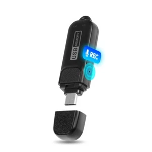 USB Voice Recorder Mini 8GB Voice Activated Plug-in Direct Access Mobile PCM - Picture 1 of 6