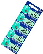 40 count Sony-Murata 321, SR616SW,1.55V Silver Oxide Watch Battery Expires 2024