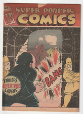 Super-Dooper Comics 7 (Harvey Comics 1946) FN- Pre-Code Hitler War Homer Simpson