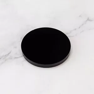 Schwarze Kreise Acryl Lasergeschnittene Scheibenkreise individuelle Größe verfügbar - Bild 1 von 4