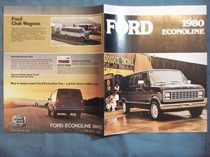 1980 FORD ECONOLINE BROCHURE CHEAUTO VAN CUSTOM STANDARD E-100 E-150 E-250 E-350 - Picture 1 of 6