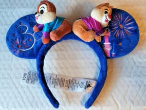 Disneyland Paris 30th Anniversary Chip & Dale Ears Headband – USA Seller - Picture 1 of 10