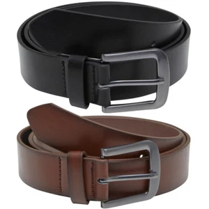 Urban Classics Easy Synthetic Leather Belt Unisex Belt Polyurethane Faux Leather - Picture 1 of 13