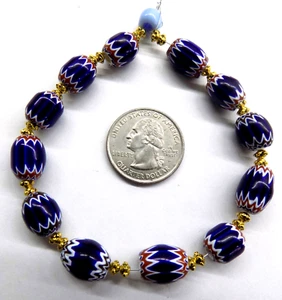 AUTHENTIC! 12 Venetian 6-Layer Chevrons NOT 1880’s, African Trade Beads READ - Picture 1 of 2