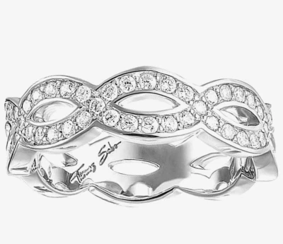 Anello donna Thomas Sabo in argento 925 con zirconi Eternal Links (54) TR1973b - Immagine 1 di 2