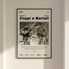 Coppi Et Bartali Affiche, Cyclisme Imprimé Ventilateur Cadeau, Icônes Artistique