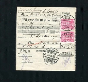 LETTLAND GANZSACHEN 1935 UZINI JELGAVA - Bild 1 von 2
