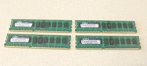 Qty 4 ACTICA 4GB DDR3-1600MHz ECC Registered Server RAM – 16GB Total – PC3-12800 - Picture 1 of 3