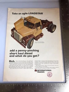 1968 International Trucks Agile Loadstar Original Print Ad - Picture 1 of 1