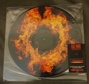 U2 - Fire- 4 track EP 12" picture disc 40th anniversary edition-R.S.D 2021- new - Picture 1 of 4