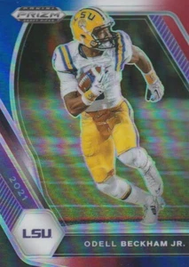 2021 Prizm Draft Picks Odell Beckham Jr. Red White Blue #61 - Picture 1 of 2