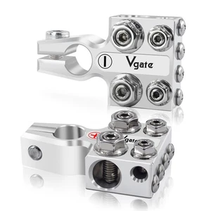 Conector de terminal de batería de plomo ácido de 12 vías Vgate soporte de orificio de varios tamaños 8 AWG... - Imagen 1 de 8