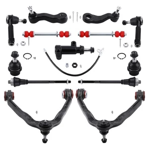 13pcs Front Control Arms Kit PU Bushing for Chevy Silverado GMC Sierra 1500 AWD - Picture 1 of 14