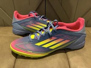 adidas F50 League TF Turf Pink Multi Men's Soccer Shoes IE1230 Size 8.5 Mens - Picture 1 of 5